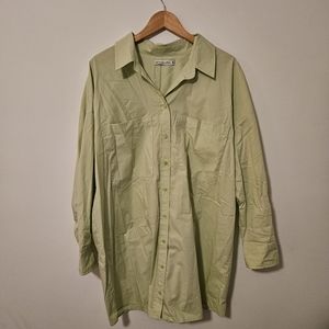 Abercrombie Relaxed Poplin Shirt Dress XL